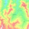 Topografische kaart Malibcong, hoogte, reliëf