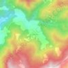 Topografische kaart Gökçesaray, hoogte, reliëf