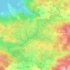 Topografische kaart Chã de Amiar, hoogte, reliëf