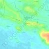 Topografische kaart La Barre, hoogte, reliëf