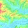 Topografische kaart Linkhill, hoogte, reliëf