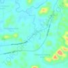 Topografische kaart Tawar, hoogte, reliëf