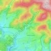 Topografische kaart Huxel, hoogte, reliëf