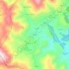 Topografische kaart Sancido, hoogte, reliëf