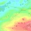 Topografische kaart Oughterby, hoogte, reliëf