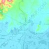 Topografische kaart Lorica, hoogte, reliëf