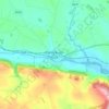 Topografische kaart Carrick-on-Suir, hoogte, reliëf