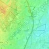 Topografische kaart Vemde, hoogte, reliëf