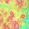 Topografische kaart Montsermage, hoogte, reliëf