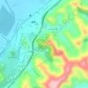 Topografische kaart Mirantedo Cruzeiro, hoogte, reliëf