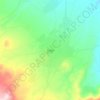Topografische kaart Goba, hoogte, reliëf