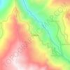Topografische kaart Esperanza, hoogte, reliëf