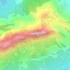 Topografische kaart la Capella, hoogte, reliëf