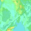 Topografische kaart Groß Quassow, hoogte, reliëf