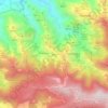 Topografische kaart Bejia, hoogte, reliëf