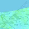 Topografische kaart FRACC. UNIDAD HAB. MUJERES CARMELITAS, hoogte, reliëf