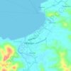 Topografische kaart Torrel, hoogte, reliëf