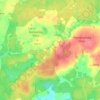 Topografische kaart Welk, hoogte, reliëf