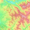 Topografische kaart Shimla, hoogte, reliëf