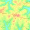 Topografische kaart New Harrisburg, hoogte, reliëf
