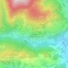 Topografische kaart Schöderberg, hoogte, reliëf