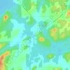 Topografische kaart Rollet, hoogte, reliëf