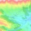 Topografische kaart Abiada, hoogte, reliëf