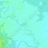 Topografische kaart Baarey, hoogte, reliëf