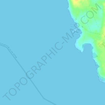 Topografische kaart Rossglass, hoogte, reliëf