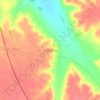 Topografische kaart La Fuencubierta, hoogte, reliëf