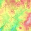 Topografische kaart Le Bes, hoogte, reliëf
