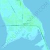 Topografische kaart Big Pine Key, hoogte, reliëf