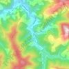 Topografische kaart Nuarbe, hoogte, reliëf