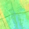 Topografische kaart Grazer Becken, hoogte, reliëf