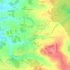 Topografische kaart Tartassonne, hoogte, reliëf