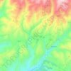 Topografische kaart Μαλλιά, hoogte, reliëf