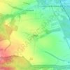 Topografische kaart Dęby, hoogte, reliëf