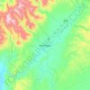 Topografische kaart Keningau, hoogte, reliëf