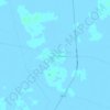 Topografische kaart Юста, hoogte, reliëf