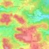 Topografische kaart Höfling, hoogte, reliëf