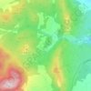 Topografische kaart El Manzano, hoogte, reliëf