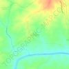 Topografische kaart Malmanda, hoogte, reliëf
