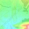 Topografische kaart Las Quinchas, hoogte, reliëf
