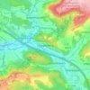 Topografische kaart Gnadenberg, hoogte, reliëf