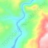 Topografische kaart Yoğunağaç, hoogte, reliëf