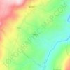 Topografische kaart Guedieiros, Sendim, hoogte, reliëf