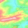 Topografische kaart La Alhondiguilla, hoogte, reliëf