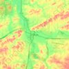 Topografische kaart Sevierville, hoogte, reliëf