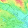 Topografische kaart Molí del Roll de Faitanar, hoogte, reliëf