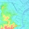 Topografische kaart Patag, hoogte, reliëf